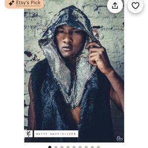 Festival sequined hood/scarf